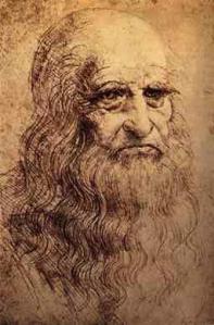 leonardo da vinci selfie